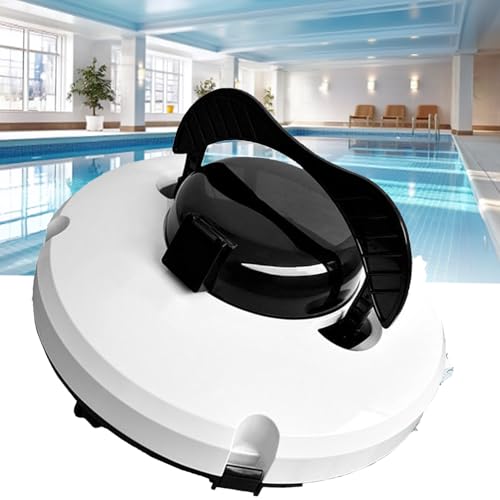 PweKzxt Aspiradora de Piscina automática, aspiradora de Piscina automática inalámbrica, Robot Limpiador de Piscina inalámbrico,aspiradora de Piscina portátil