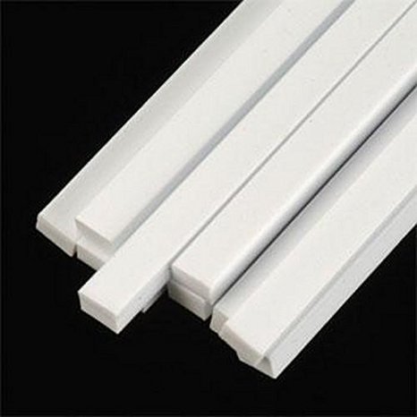 Plastruct PLS90788 0.125 x 0.187 in. MS-1219 Rectangle Strip44; Pack of 10