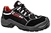 Produktbild ELTEN Sicherheitsschuhe SENEX AL ESD S3, Herren, Textil, Aluminiumkappe (leichter als Stahlkappe), leicht, sportlich, Schwarz/Rot, Größe: 44