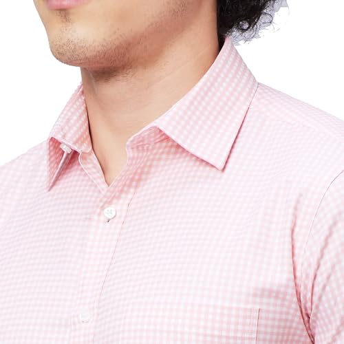 Image of Raymond Slim Fit Self Design Dark Maroon Shirt