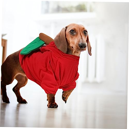 Disfraz para perros Halloween BESPORTBLE rojo tamaño L miniatura 2