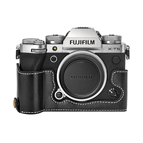 Rieibi FUJIFILM XT5ケース、 FUJIFILM X-T5カメラケース FUJIFILM X-T5保護カバー FUJIFILM X-T5保護ケース FUJIFILM X-T5 カバー FUJIFILM X-T5ハーフケース FUJIFILM