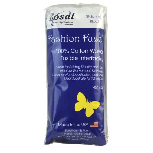 Belagio Enterprises Bosal-401 Fashion-Fuse Decorating Supplies, 46 by 36-Inch, Black