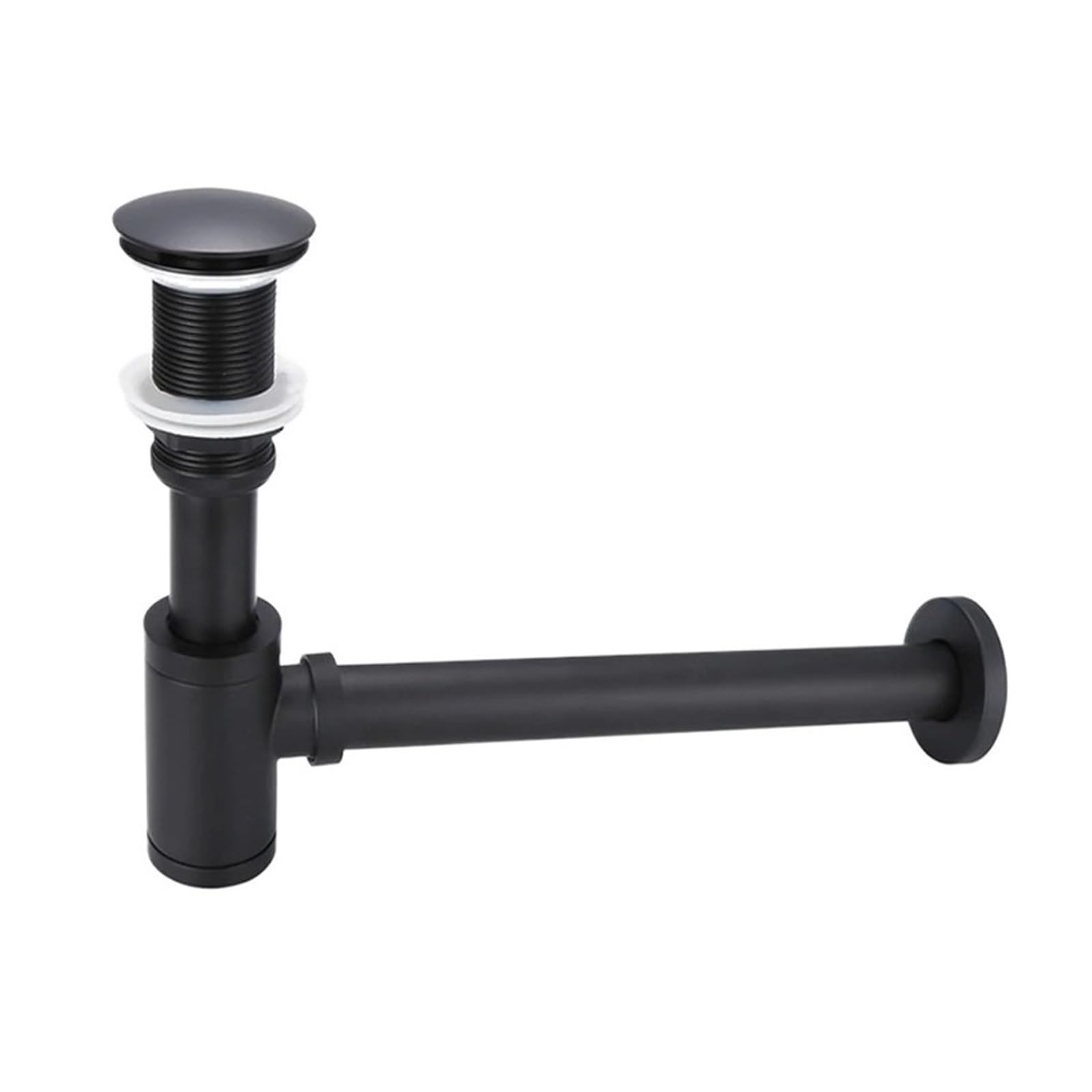 Sifone A Bottiglia Sifone for scarico lavabo, lavandino del bagno, sifone a bottiglia, filtro pop-up moderno, set di tappi(Fullset NO Overflow)