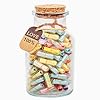 capsule letters message in a bottle/happy pills notes/cute stuff/love pills-Cute Gifts for Boyfriend/Girlfriend (100pcs)