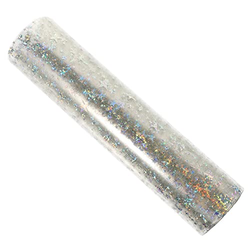 ERINGOGO 1 Roll Transparent Pentagram Film Material Vinyl Craft Clear Film for Luggage Pen Bag Film Creative Film Decorative Film Pen Case Making Film Handmade Film