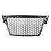 V-MAXZONE PARTS Parrilla delantera compatible con Audi A4 B8 Saloon Avant 2008 2009 2010 2011 RS-6 Front Central Sport Grill Mesh Grill Negro
