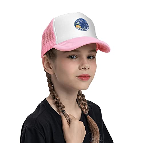 Kids Baseball Hat for Boys or Girls Ages 4-10 Back Adjustable Mesh Breathable Hats Trucker Cap Outdoor Sun Caps4