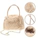 Imagen de BESPORTBLE Bolso de Hombro Esponjoso Gran Capacidad