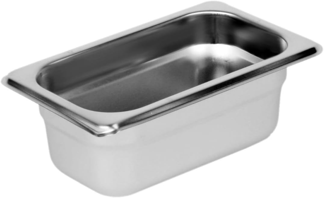 Soro Essentials- Full Size 6" Deep Stainless Steel Anti-Jamming Steam Table Pan 22 Gauge- Chafer Food Pan Stackable Anti-Jam Steam Pans for Hotel Restaurant Supplies Party Buffet Event Catering
