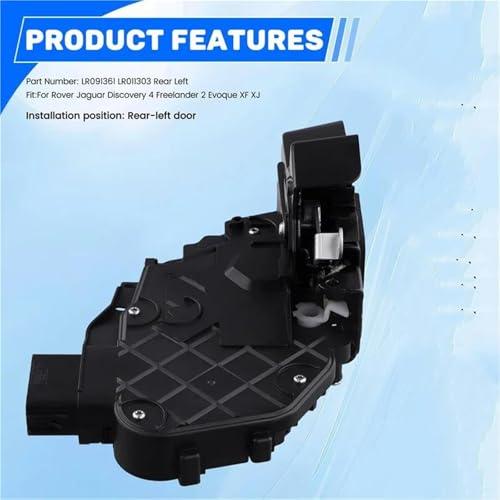 Loquet actionneur X39A-LR091361 fermeture fluide Range Rover Jaguar XF