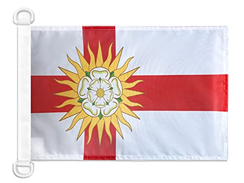 AZ FLAG West Riding of Yorkshire county NAUTICAL Flag 18'' x 12'' - County of York - England flags 30 x 45 cm - Banner 12x18 in for boat — image 1