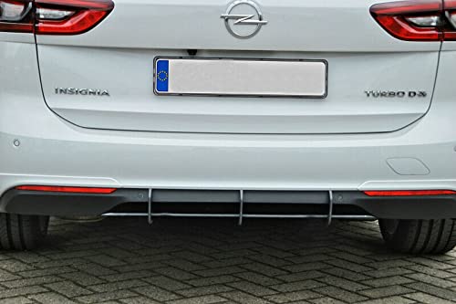 Diffuseur de pare-chocs arrière Opel Insignia B OPC Line 2017 avec ailerons aérodynamiques sport
