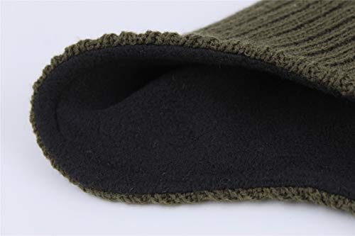 Image of Connectyle Mens Warm Winter Hats Fleece Lined Earflap Hat Daily Beanie Watch Cap