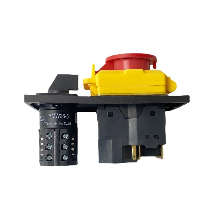 Interruptor electromagnético 400V 7 pines giratorio impermeable YCZ4-C 5