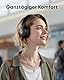 soundcore by Anker Q30 Bluetooth Kopfhörer, Hybrid Active Geräuschisolierung, Individuelle Modi, Hi-Res Sound, EQ in App, 40h Akku, bequemer Halt, Verbindung von 2 Geräten (Schwarz)