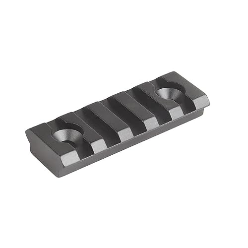 Tacgle 5 Slot 2\" Picatinny Rail Section for Keymod Handguard Mount Rail System Aluminum Picatinny Rail Section Accessory