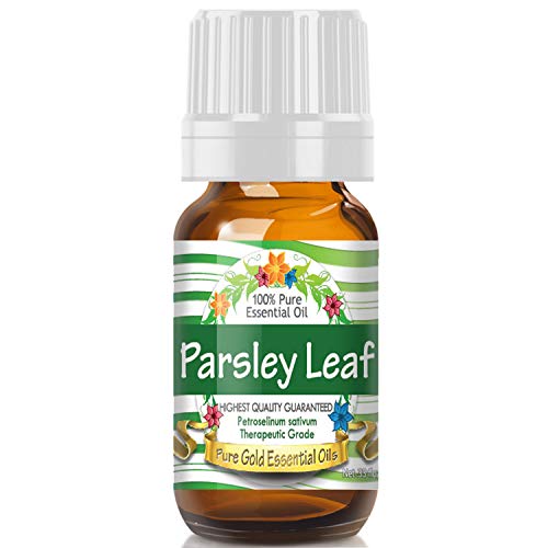 Pure Gold Essential Oils - Parsley Leaf Essential Oil - 0.33 Fluid Ounces - Parsley Leaf Oil