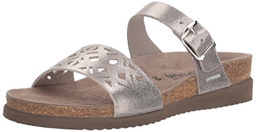 Mephisto Women s HIRENA Slide Sandal, silver, 6 M US