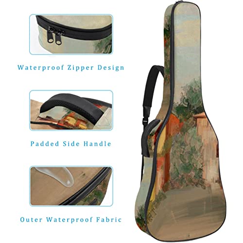 Forest Deer Silhouette Étui de protection rembourré pour guitare acoustique classique, Multicolore 10., 42.9×16.9×4.7 in… - Les Beatles, Paul McCartney, John Lennon, RIngo Starr, George Harrison Forest Deer Silhouette Étui de protection rembourré pour guitare acoustique classique, Multicolore 10., 42.9x16.9x4.7 in… – Image 5