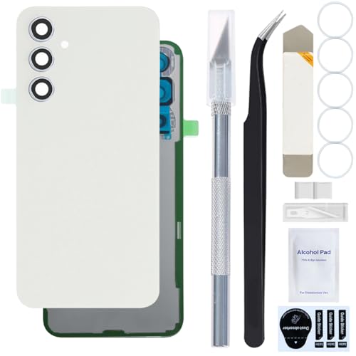 Coque arrière Galaxy A54 cassée ? Réparez votre smartphone avec cette vitre arrière blanche neuve