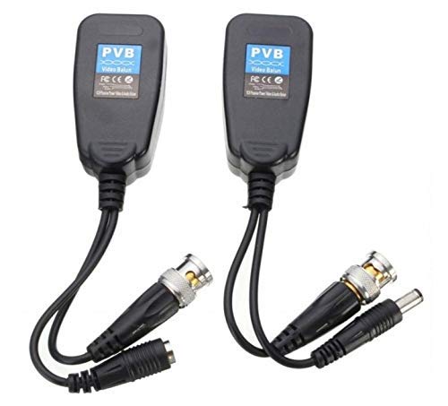 MaK WOrLD CCTV Video Balun with DC Power and UTP HD-CVI/ADTVI/AHD/CVBS