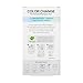 KISS Color Change Permanent Shampoo Dye, 100% Gray Coverage, Natural Plant & Herbal Extracts, All Hair Types, Moustache & Beard, 5-10 Minute Application, 4 Pre-Measured Pouches - Natural Black