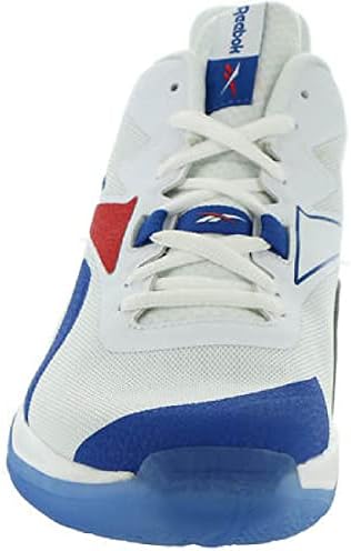 Reebok Men's Vision Mid Sneaker, White/Vector Blue/Vector Red, 12 | Image 2