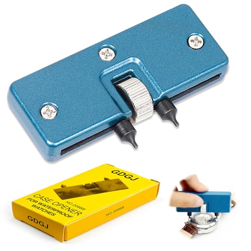 Cozevdnt Uhren Öffner Werkzeug, Uhrenwerkzeug, Gehäuseöffner, Uhr Batteriewechsel Werkzeug, Dient zum Drehen des Geöffneten Uhrendeckels, Uhrenarmband Austauschen, mit Federstegwerkzeug