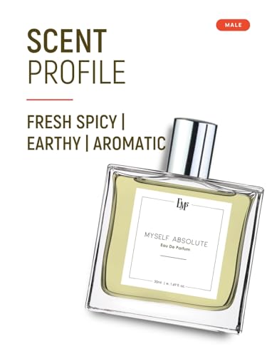 Image of EM5 Myself Absolute EDP Perfume for Men | Fresh Spicy Earthy Aromatic Fragrance | Strong and Long Lasting Eau De Parfum Spray | Luxury Gift for Him | 50ml