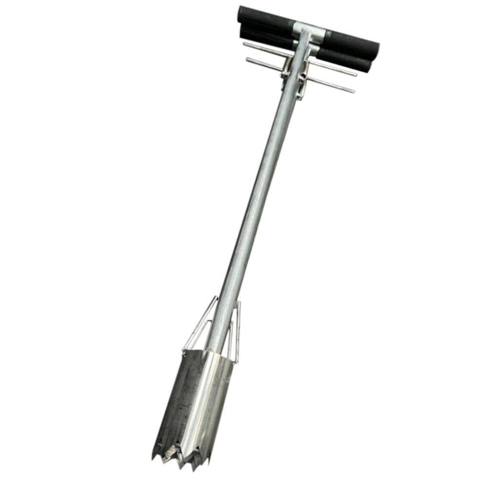 Muestreador de Suelo Portátil para Césped con Diseño Compacto Y Estructura Robusta de Acero Inoxidable Equipado con Mango Largo Ergonómico Adecuado Pa, 5 Cm de Diámetro