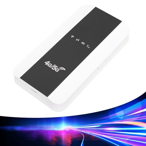 Image of 4G 5G WiFi Hotspot, Portable Travel Router with 3000mAh Battery SIM Card Slot, for Smartphones Tablets Laptops Home Travel Outdoor 150Mbps 10 Devices (US Version)