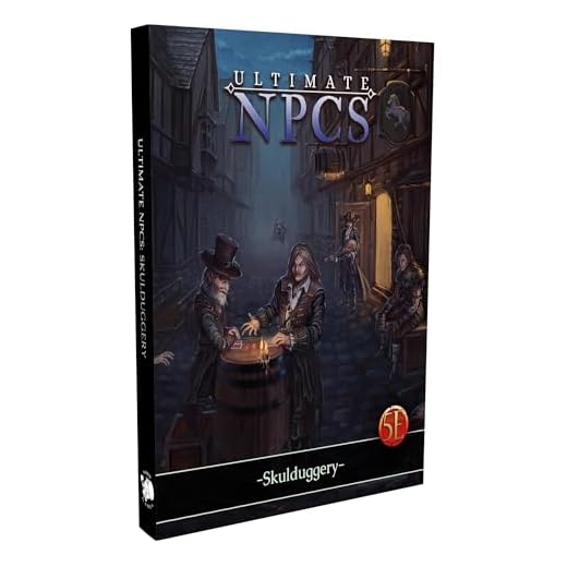 Nord Games Dungeons and Dragons 5th Edition – Ultimate NPCs: Skulduggery D&D Books – Games for Adults and Kids – Tabletop RPG DND - Compatible with D&D 5e and Pathfinder