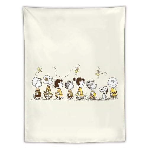 スヌーピー ポスター タペストリー ホーム装飾 アートパネル プリント 壁アート 現代壁掛け 絵画 芸術作品 インテリア60"x80"