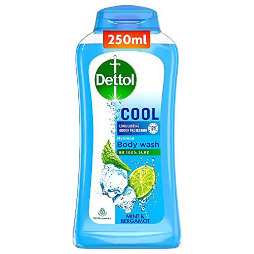 Image of Dettol Antiseptic Liquid for First Aid, Surface Disinfection and Personal Hygiene, 550ml & Body Wash and Shower Gel for Women and Men, Cool - 250ml | Soap-Free Bodywash | 12h Odour Protection