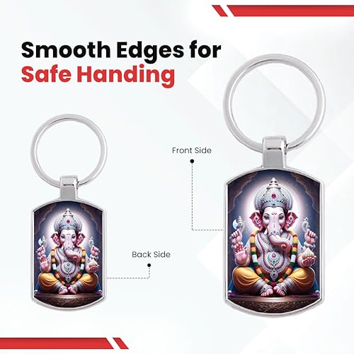 Image of Premium Printed Metal Keychain for Men & Women | High-Definition Artwork Print | Durable Key Ring for Car, Bike, Home & Office Keys | Stylish Decorative Key Holder Gift