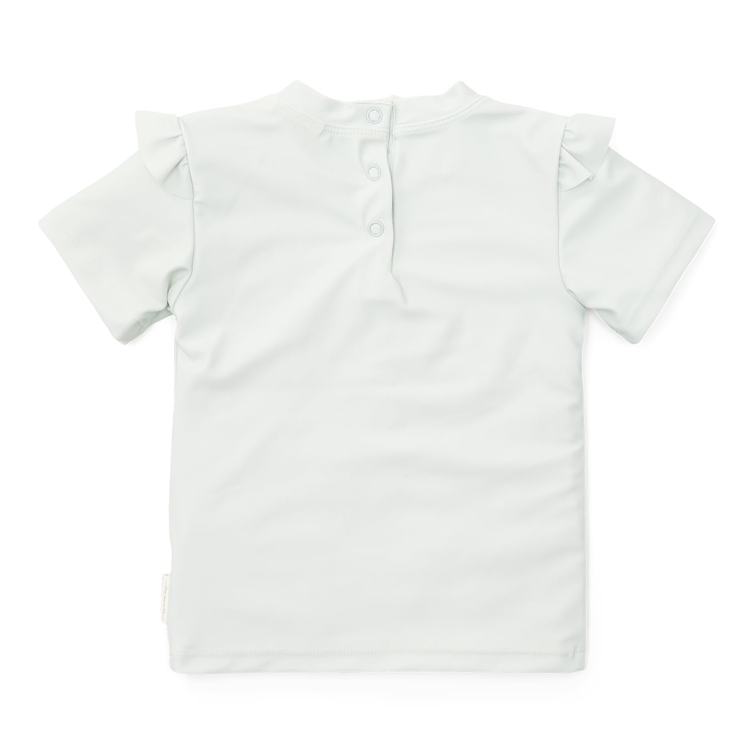 Little Dutch Schwimmshirt Badeshirt mit Rüschen Kurzarm Kleinkind Mädchen Mint (Gr. 86/92) - Sea Green