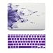 KECC Laptop Case for Old MacBook Pro 13" Retina (-2015) w/Keyboard Cover Plastic Hard Shell Case A1502/A1425 2 in 1 Bundle (Purple Flower)