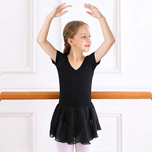 Bezioner Ballet Dance Dress Leotards Skirts for Girls Toddler Dance Costumes Outfit for Kids3