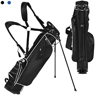 Tangkula Golf Stand Bag, Lightweight Organized Sunday Bag Easy Carry Shoulder Bag