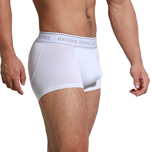 Men's Underwear U-Pouch Boxer Briefs Elasticity Modal Trunk 40024