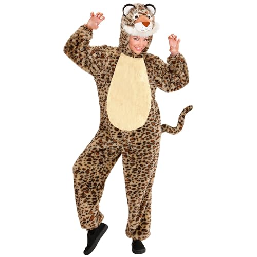 Costume léopard Widmann déguisement combinaison peluche carnaval - 3