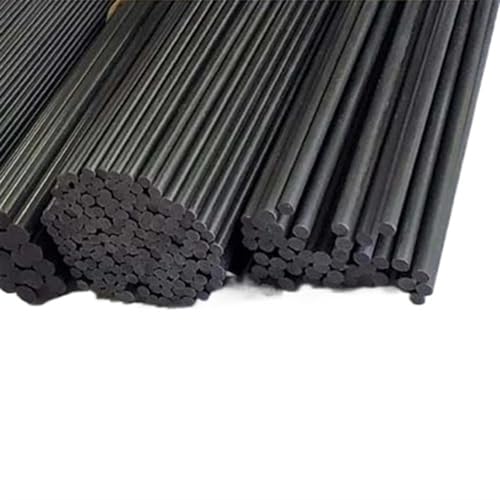 10-50pcs Diameter 1.5mm Carbon Fiber Rods Lenght 100/200/300/400/500MM Solid Bar DIY Model Accessories Carbon Fiber Rods(10pcs Lenght 400MM)