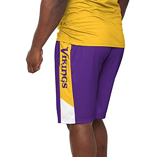 Image of FOCO NFL Mens NFL Team Logo Side Stripe Training Shorts