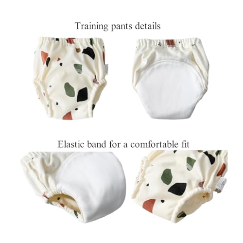 Image of Baby Training Underpants,Soft Cotton Absorbent Potty Training Underwear For Baby Boys And Girls 6 Pack