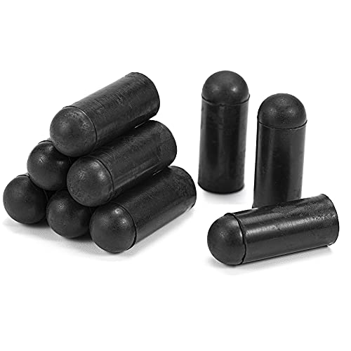 Busy-Corner 120 Pieces Rubber Vacuum Cap Assortment 10 Sizes Tube Od From 1/8" To 1/2" Sizes Automotive Carb Line Hose Caps Kit For Carburetor Manifold #TOP4