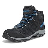 Merrell Botas de senderismo Accentor 3 Mid Wp para hombre, Nuevo Negro, 41 EU