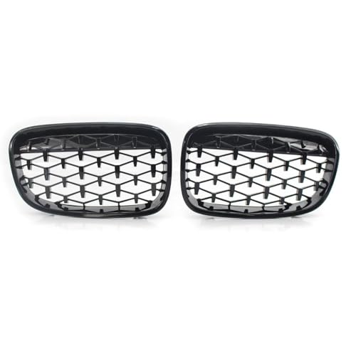 Grilles calandre diamant noir chromé anti-résistance pour BMW F20 F21