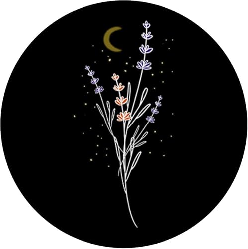 Miniatura 3 de Moon Lavender Cool Satellite Cresent Luna Stargazer regalo PopSockets agarre y soporte para teléfonos y tabletas