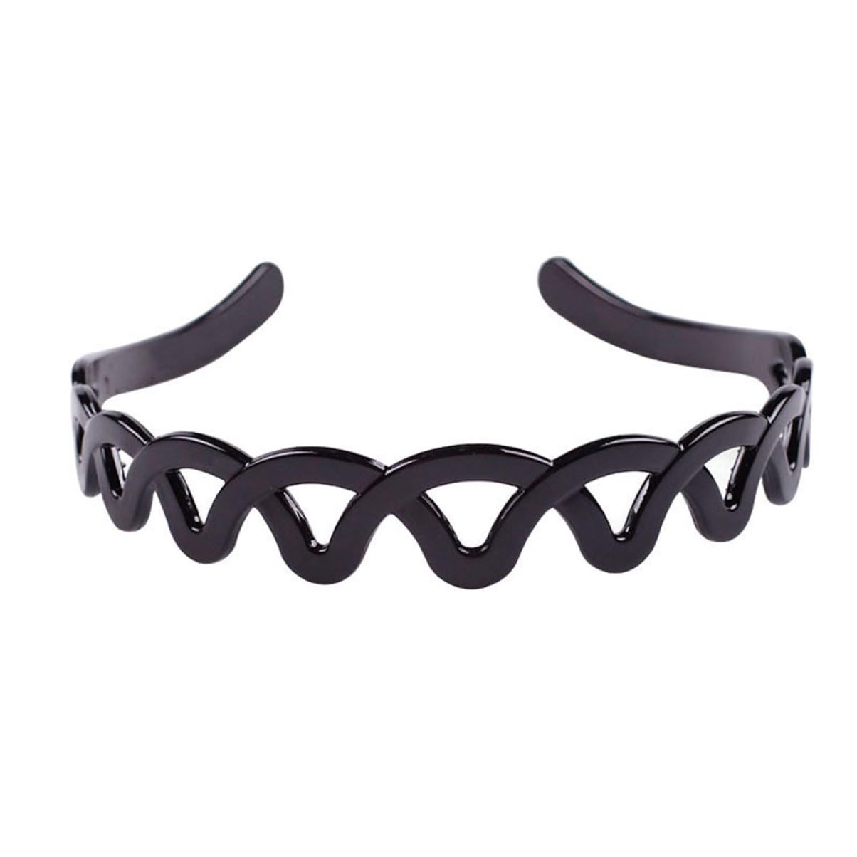 FRCOLOR Stirnbänder Stk Kopfschmuck Frauen Haare Anti-rutsch-haarband Haarreifen in Wellenform Modischer Haarreifen Persönlichkeit Stirnband Kopftaste Männer Und Frauen Mode Haarband